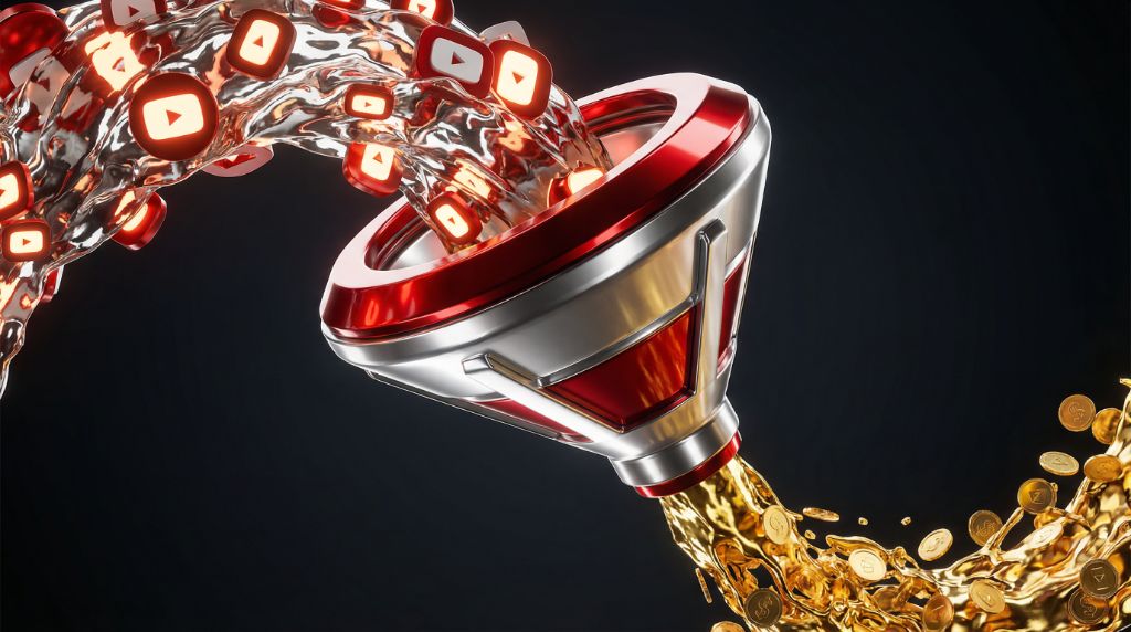 Couverture — entonnoir YouTube vers revenus